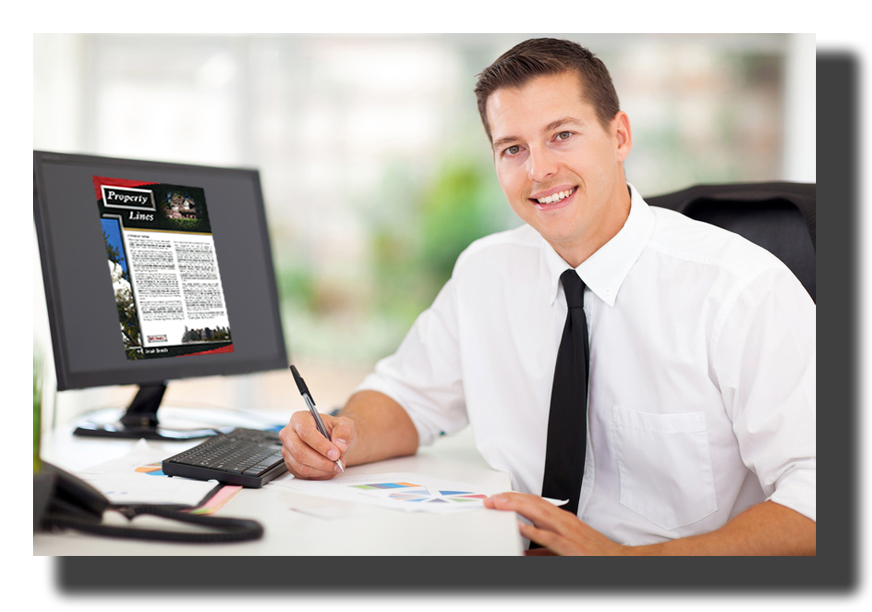 Property Lines is distributed as a PDF file so you can email it, view it directly online, and print it